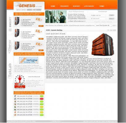 HostingDesign - Orange